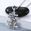 XIXLES Saint Benedict Halskette Sterling Silber Caravaca Kreuz Halskette für Männer Frauen gesegnet St. Benedikt Anhänger große Amulett Caravaca Kreuz Anhänger Halsketten Talisman Schmuck Geschenke