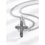 AEONSLOVE Erzengel Michael Halskette für Damen Herren 925 Sterling Silber Michael Anhänger Heiliger Michael Medaille Saint Michael Archangel Amulett Kette Katholische Schmuck Religiöse Geschenk