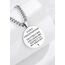 AEONSLOVE Heiliger Christophorus Anhänger Saint Christophorus Halskette Silber 925 für Herren Damen St Christopher Kette Christliche Katholische Schmuck Religious Protector Talisman Medaille