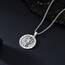 Shusukue 925 Silber Saint Sebastian Kette Religiöse Halskette mit Anhänger Amulett Schmuck