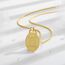 EUDORA Harmony Ball Gold Heiliger Judas Thaddäus Kette Medaille für Damen Herren Sterling Silber 925, Heiliger Judas Thaddäus Amulett Anhänger Christlicher Schmuck Geschenke für Frauen Männer,55CM