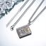 XIXLES Erzengel Uriel Halskette 925 Sterling Silber Charm St. Uriel Amulett Anhänger Halsketten, Heiliger Erzengel Uriel Schutzmedaille Feiner Schmuck Geschenk für Frauen Männer