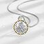 EUDORA Harmony Ball Heiliger Christophorus Kette Medaille für Damen Herren Sterling Silber 925, Christophorus Anhänger Amulett Halskette Christlicher Schmuck, Geschenke für Frauen, 24Zoll