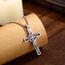 AEONSLOVE Kreuz Kette Silber 925 Kreuzkette Silber Herren Damen Jesus Kruzifix Halskette Benedikt Kreuz Anhänger Heilige Benedikt Medaille Christlicher Schmuck Katholischer Geschenke