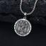Shusukue Silber 925 Erzengel Heilige Gabriel Silberkette mit Anhänger Saint Gabriel Schutz Schmuck