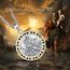 EUDORA Harmony Ball Heiliger Christophorus Kette Medaille für Damen Herren Sterling Silber 925, Christophorus Anhänger Amulett Halskette Christlicher Schmuck, Geschenke für Frauen, 24Zoll