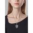 AEONSLOVE Erzengel Michael Kette Silber 925 für Damen Herren ST Michael Medaillon Anhänger Saint Michael Archangel Amulett Halskette Malachit Katholische Schmuck Religiöse Geschenk