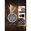 AEONSLOVE Siegel der Sieben Erzengel Halskette Silber 925 für Herren Damen 7 Erzengel Talisman Medaille Pentagramm Schutzamulett Religiöse Schmuck, 55,8 + 5cm Kette