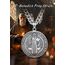 AEONSLOVE Heiliger Benedikt Halskette Silber 925 für Herren Damen Benedikt Kreuz Anhänger Benedikt Medaille Christliche Katholische Schmuck Religious Protector Talisman Kette