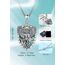 AEONSLOVE Erzengel Michael Anhänger Silber 925 für Damen Herren Heiliger Michael Medaille Kette Saint Michael Archangel Amulett Halskette Abalone-Muschel Katholische Schmuck Religiöse Geschenk