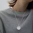 AEONSLOVE Heiliger Benedikt Halskette Silber 925 für Herren Damen Benedikt Kreuz Anhänger Benedikt Medaille Christliche Katholische Schmuck Religious Protector Talisman Kette (Weiße)