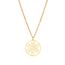 EUEAVAN Metatrons Würfel Halskette Metatron Würfel Heilige Geometrie Anhänger Siegel von Erzengel Engel Metatron Statement Halsketten Spiritueller Schutz Talisman für Frauen (Gold)