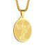Herren St. Michael Anhänger Halskette das Siegel der sieben Erzengel Religiöser Medaillon Modeschmuck für Männer und Frauen Jungen Edelstahl christliches Geschenk
