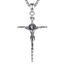 AEONSLOVE Kreuz Kette Damen Silber 925 Kruzifix Halskette Kreuzkette Silber Herren Jesus Anhänger Religiöse Geschenke Schutzamulett Katholisch Christlicher Schmuck Herren