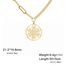 EUEAVAN Metatrons Würfel Halskette Metatron Würfel Heilige Geometrie Anhänger Siegel von Erzengel Engel Metatron Statement Halsketten Spiritueller Schutz Talisman für Frauen (Gold 2)