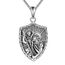 ONEFINITY Saint Christophorus Kette Herren 925 Sterling Silber St Christophorus Anhänger St Christopher Halskette Religiöse Schützen Schmuck Geschenk Für Damen