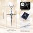 AEONSLOVE Kreuz Kette Damen Silber 925 Kruzifix Halskette Kreuzkette Silber Herren Jesus Anhänger Religiöse Geschenke Schutzamulett Katholisch Christlicher Schmuck Herren