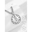 AEONSLOVE Metatrons Würfel Halskette Silber 925 Heilige Geometrie Anhänger Herren Damen Erzengel Metatron Medaille Metatrons Würfel Schmuck