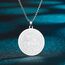 Herren Heiliger St. Georg Anhänger Halskette das Siegel der sieben Erzengel Religiöser Medaillon Modeschmuck für Männer und Frauen Jungen Edelstahl christliches Geschenk