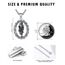 YEESIA Halskette mit dem Heiligen Sebastian, 925er Sterlingsilber, Anhänger mit ovaler Medaille, religiöser Schmuck, Geschenk für Damen und Herren
