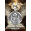 AEONSLOVE Heiliger Gabriel Kette Silber 925 für Herren Damen Erzengel Gabriel Medaille Saint Gabriel Halskette Christliche Katholische Schutz Talisman Religiöse Schmuck