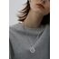 AEONSLOVE Metatrons Würfel Halskette Silber 925 Heilige Geometrie Anhänger Herren Damen Erzengel Metatron Medaille Metatrons Würfel Schmuck