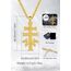 AEONSLOVE Caravaca Kreuz Kette Silber 925 Kreuzkette Silber Herren Kruzifix Halskette Damen Jesus Anhänger Religiöse Geschenke Schutzamulett Christlicher Schmuck Herren (Gold)
