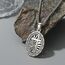 YEESIA Betende Hände Halskette 925 Sterling Silber Betende Hände Anhänger Halskette Retro Halskette Religiöser Schmuck Geschenke für Frauen und Männer