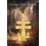 AEONSLOVE Caravaca Kreuz Kette Silber 925 Kreuzkette Silber Herren Kruzifix Halskette Damen Jesus Anhänger Religiöse Geschenke Schutzamulett Christlicher Schmuck Herren (goldene)