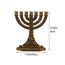 Fopytu Mini 7-Branch Menorah Kerzenhalter Für Schabbat, Tabernakel, Jüdische Kerzenhalter Home Decor Ornamente Tisch Herzstück Display