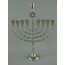 Clever-Deko Chanukkaleuchter 9-armig Menorah Menora Davidleuchter Kerzenleuchter DAVIDSTERN