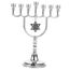 BIUDECO Chanukkah-Menorah-Zweige, Kerzenhalter, dekorativer Hanukah-Kerzenhalter, Schreibtisch-Tischplatte, elegante Urlaubsdekoration