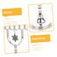 BIUDECO Chanukkah-Menorah-Zweige, Kerzenhalter, dekorativer Hanukah-Kerzenhalter, Schreibtisch-Tischplatte, elegante Urlaubsdekoration