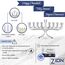 Zion Judaica Stunning New Sleek Designers Menorah by Zion Judaica Ltd