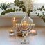 BESPORTBLE Hanukkah Menorah Chanukka 9 Zweig Kerzenhalter Jüdischer Kerzenständer Dekorativer Kerzenhalter Metallkandelaber Tischdekoration Für Hochzeitstischdekoration