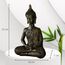 Thai Buddha Statue - Statuette Zen und Feng Shui Dekoration - Bringt eine beruhigende und entspannende Atmosphäre in Ihr Zuhause - Statue Glücksbringer Farbe Bronze - Höhe: 21cm - Zen'Light