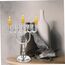 BIUDECO Chanukkah-Menorah-Zweige, Kerzenhalter, dekorativer Hanukah-Kerzenhalter, Schreibtisch-Tischplatte, elegante Urlaubsdekoration