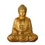 Buddha-Statue Meditation Gold – Dekoration Zen und Feng Shui – bringt beruhigende und entspannende Atmosphäre in Ihr Zuhause – Glücksstatue, Gold, 20 cm – ZenLight