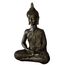 Thai Buddha Statue - Statuette Zen und Feng Shui Dekoration - Bringt eine beruhigende und entspannende Atmosphäre in Ihr Zuhause - Statue Glücksbringer Farbe Bronze - Höhe: 21cm - Zen'Light