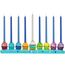 Rite Lite Chanukah Menora aus Kunstharz, handbemalt, 29,2 cm