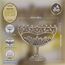 Ner Mitzvah Vintage-Aluminium-Kerze Menorah Passend für all Chanukka Kerzen Alten Jerusalem Design mit antiker Finish Gold