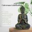 Zen'Light - Große Zen Buddha-Statue (40 cm) - Hervorragendes Finish, Patina-Anstrich, Harz - Schönes Objekt zur Dekoration und Feng Shui für das Haus, Bronze