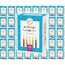 The Dreidel Company Menorah Candles Chanukka-Kerzen, 44 bunte Chanukka-Kerzen für alle 8 Nächte Chanukka, 20 Stück