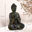 Zen'Light - Große Zen Buddha-Statue (40 cm) - Hervorragendes Finish, Patina-Anstrich, Harz - Schönes Objekt zur Dekoration und Feng Shui für das Haus, Bronze