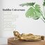 Liegende Buddha-Statue - Zen und Feng Shui Dekoration - Glücksbringer Objekt - Zen Geschenkidee - Büro, Schlafzimmer, Wohnzimmer ... Dekoration - Länge: 22cm - Goldene Farbe - Zen'Light
