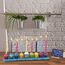 Rite Lite Chanukah Menora aus Kunstharz, handbemalt, 29,2 cm