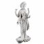 Top Collection Lakshmi Statue, Hindu-Göttin des Reichtums, Wohlstand, Weisheit und Glück, 25 cm, Sammelfigur (weißer Marmor)