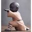 Pevfeciy Buddha Figur,Kung Fu Mönch Statuen,Zen Tischdeko Dekoration,Feng Shui DekoFiguren,Teetablett Ornamente,Desktop Deko Skulptur für Innen