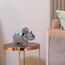 Zen'Light Statue Buddha Bonze Schlafend auf Elefant - Zen-Atmosphäre in Ihrem heiligen Raum - wunderschöne glücksbringende Figur -H 9.5 cm, Braun & Grün