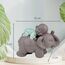 Zen'Light Statue Buddha Bonze Schlafend auf Elefant - Zen-Atmosphäre in Ihrem heiligen Raum - wunderschöne glücksbringende Figur -H 9.5 cm, Braun & Grün